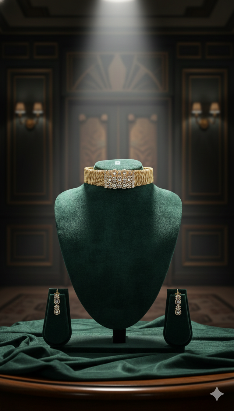 Aarohi Mesh Choker