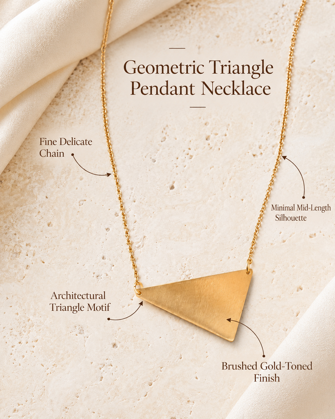 Ziya Triangle Necklace