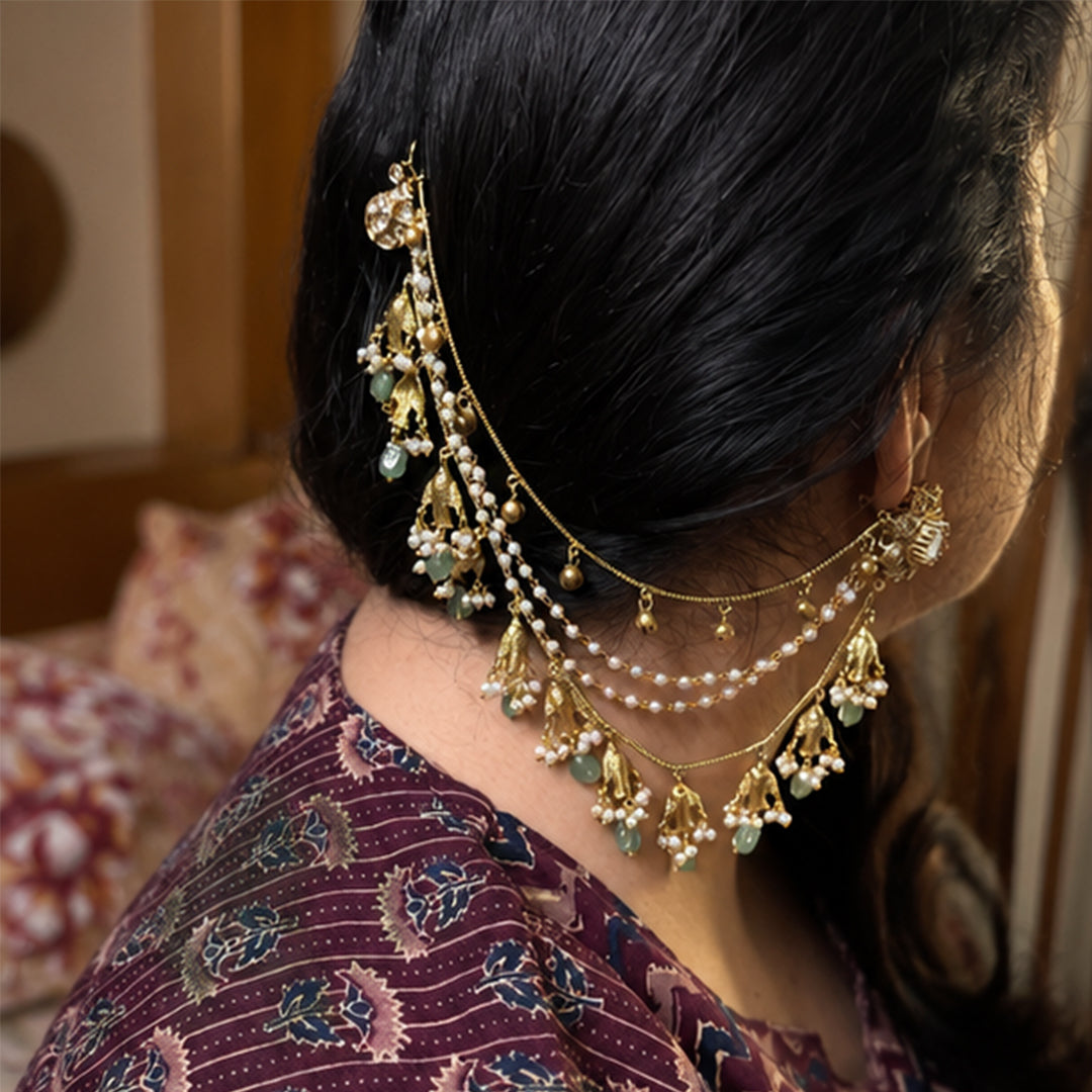 Maharani Gayatri Ear Veil