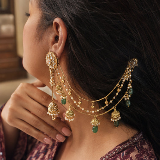 Meenakshi Matsya Ear Veil