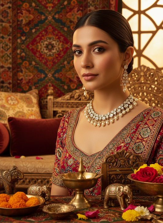 Amrapali Pearl Diadem