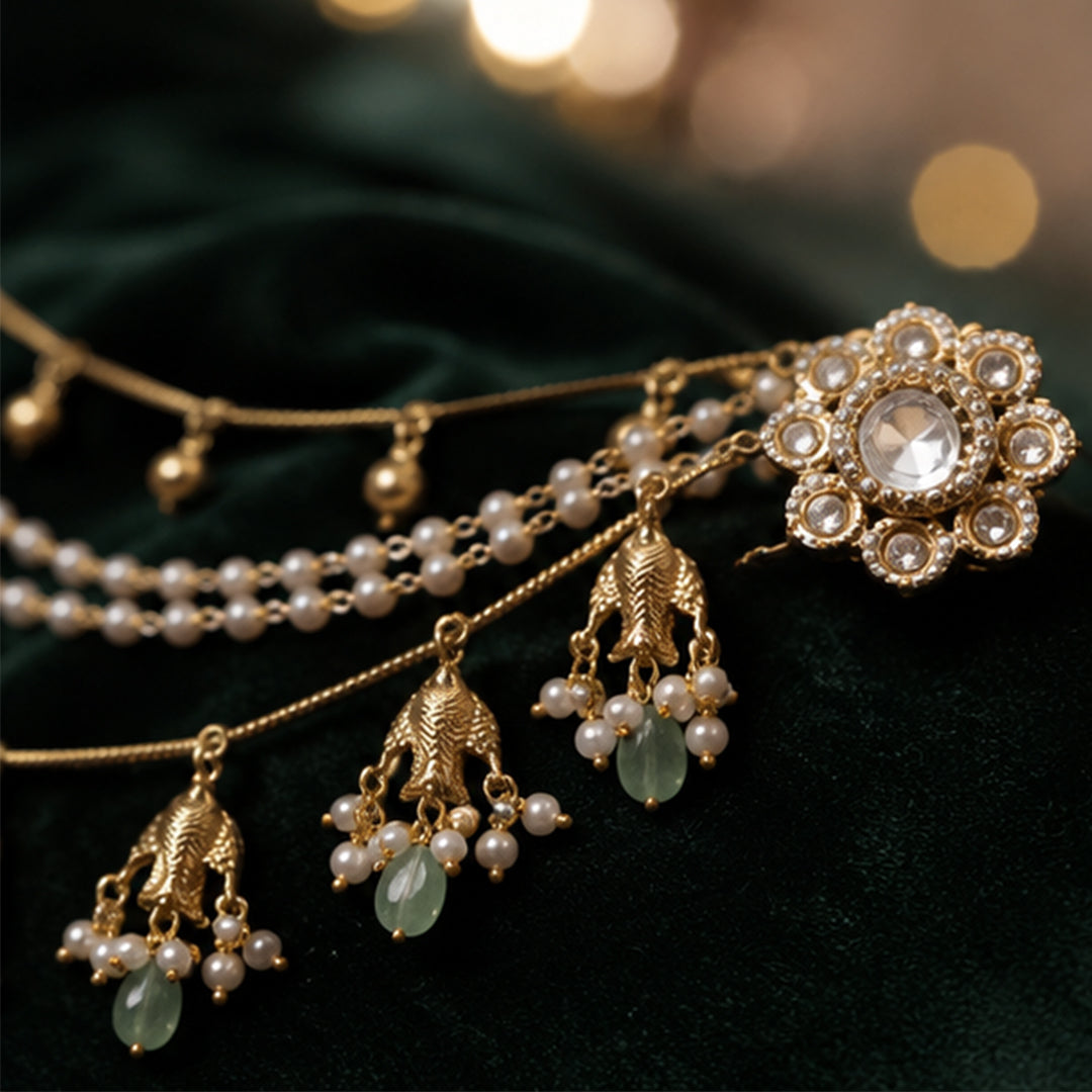 Maharani Gayatri Ear Veil