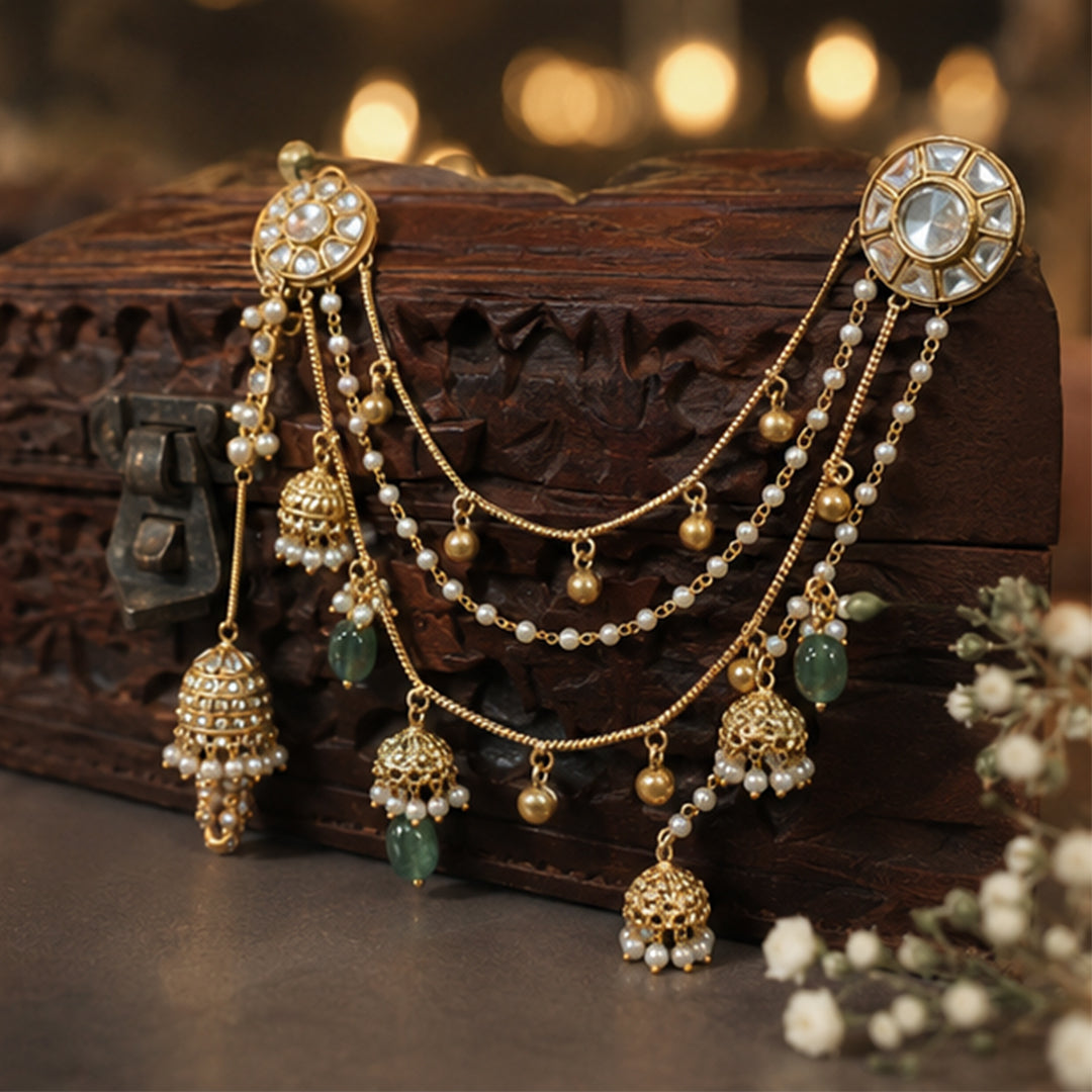Meenakshi Matsya Ear Veil