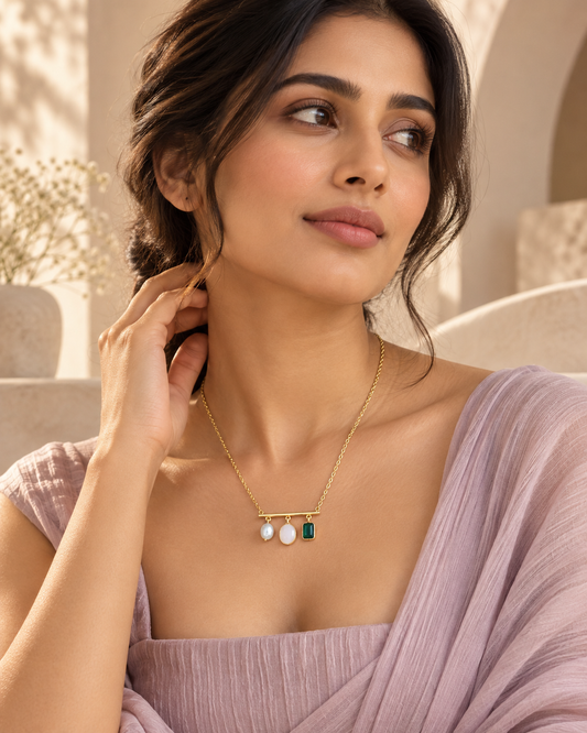 Trio Drop Necklace