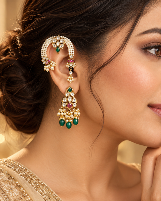 Dvita Jadau Convertible Ear Cuff