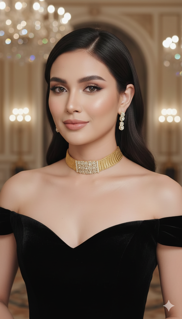 Aarohi Mesh Choker
