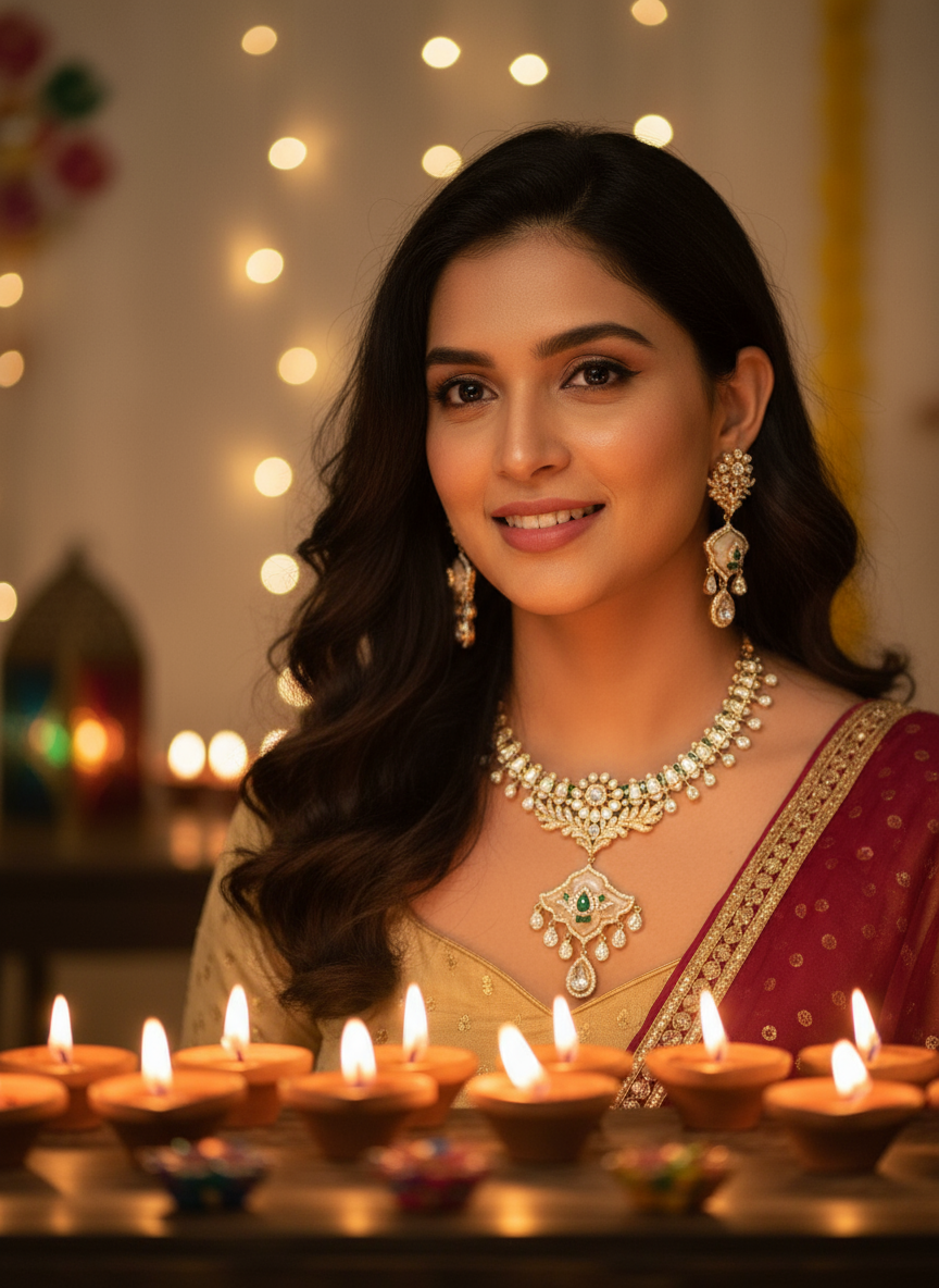 Jalaja Kundan Necklace