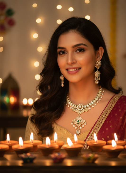 Jalaja Kundan Necklace