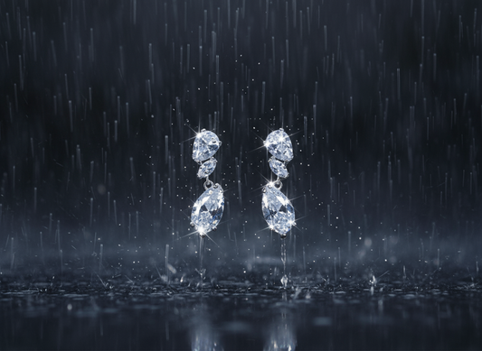 Raindrop elegance earring