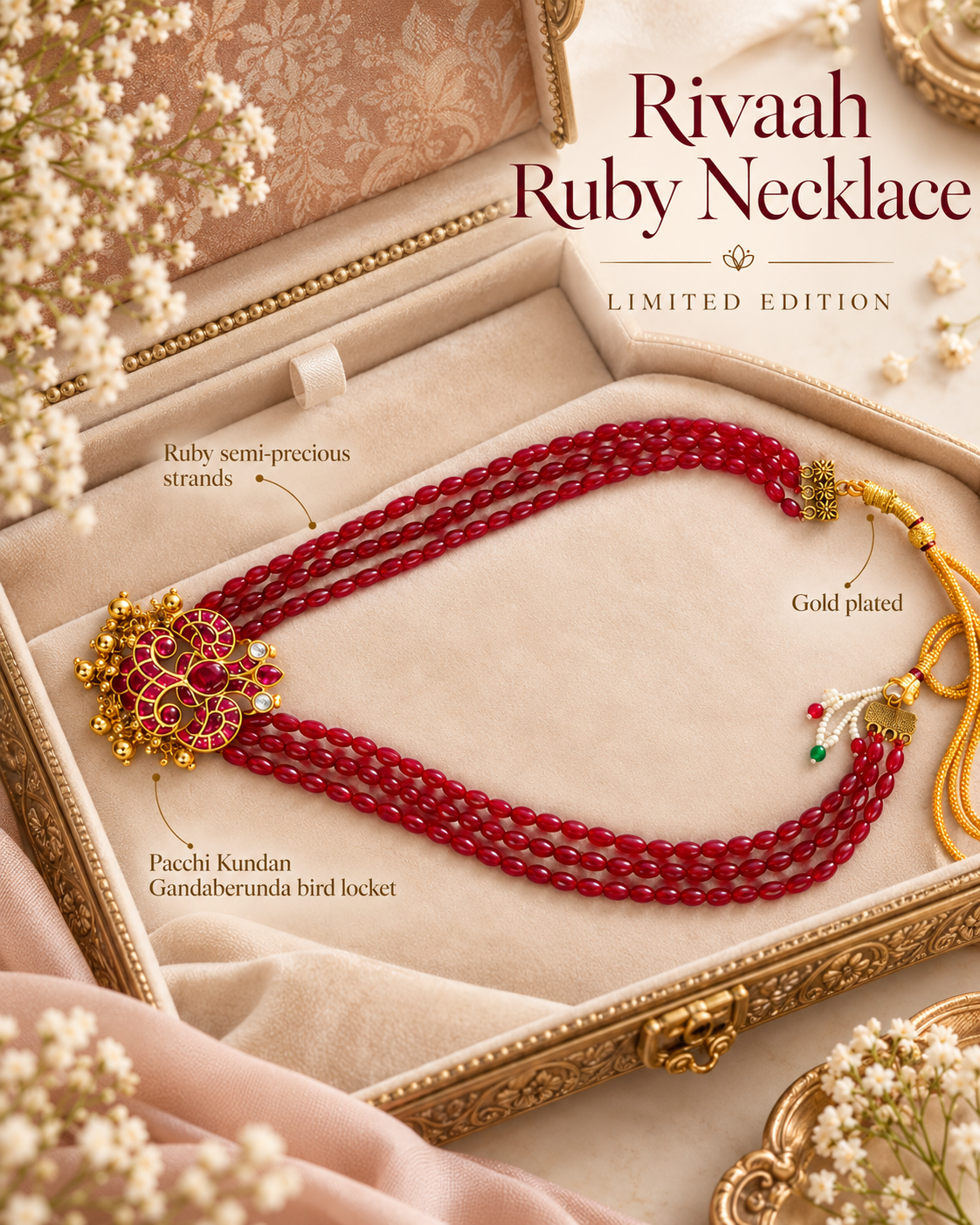 Rivaah Ruby Necklace